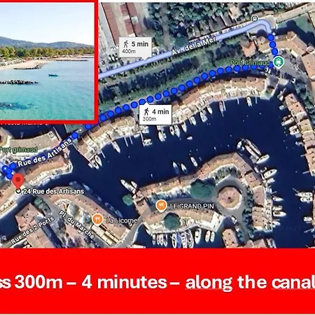 Luxe - New - Centre - 100m2 - Full Clim - 3bdr - 3bthr - 3wc - Pkg Appartamento Grimaud