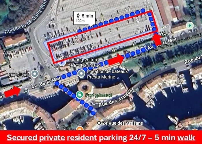 公寓 Luxe - New - Centre - 100m2 - Full Clim - 3bdr - 3bthr - 3wc - Pkg 格里莫